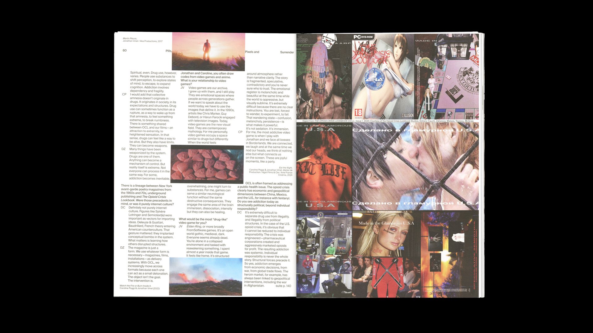 Carcy — double page du magazine, vue 12 — Les Graphiquants